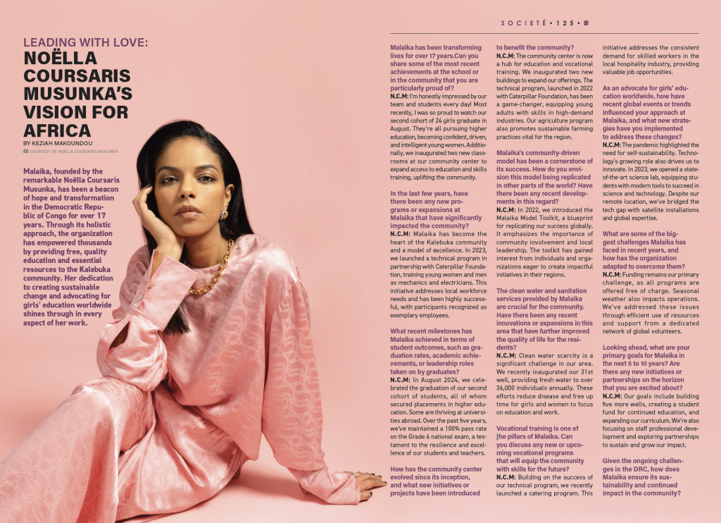 Leading With Love: Noëlla Coursaris Musunka’s Vision For Africa image